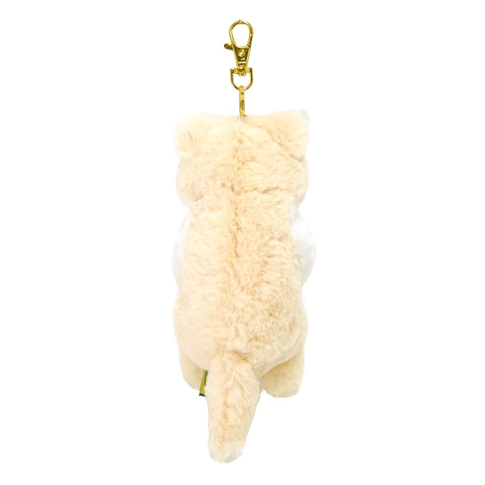 Sunlemon Knee Cat Sleeping Keychain CR 8 x 10 x 24cm Bag Charm Keychain Cute Animal Cat P-1943