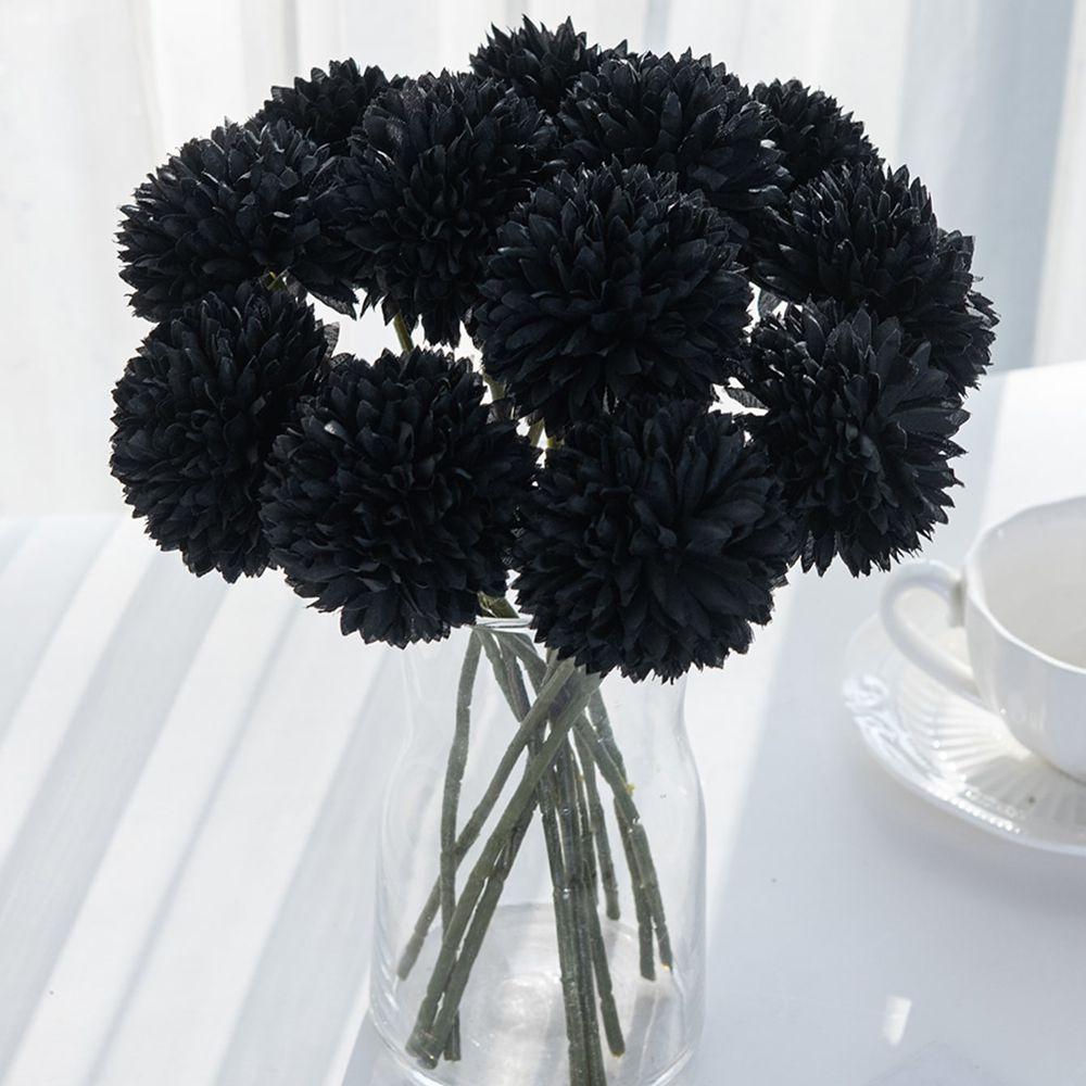 10/20PCS Artificial Flower Silk Dandelion HydrangeaHomeRoom Wreaths Wedding Bouquet Bridal Festival Party Yard Accessories Decor