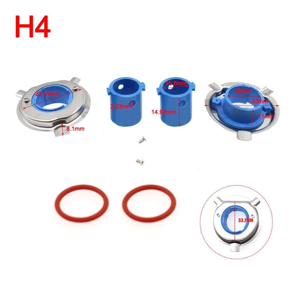 2stk H4-HB2/H3/H1 Lampepæresokkel 880/9006-HB4/9005-HB3/H11/H7 Adaptersokkel Holderholder