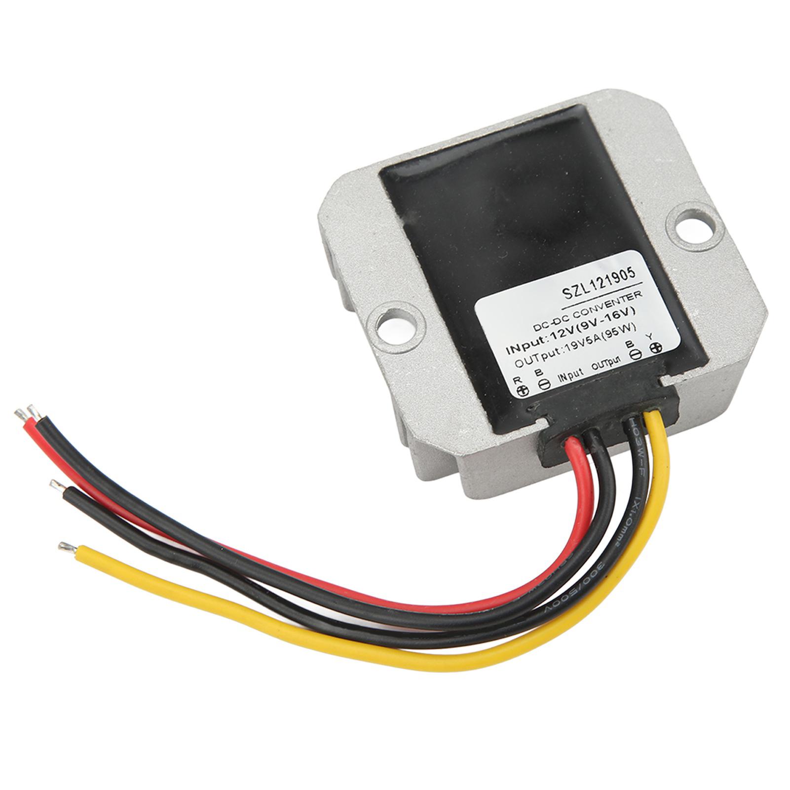 

Підвищувальний перетворювач напруги DC 12V до DC 19V 5A Водонепроникний модуль підвищення напруги IP67 для автомобіля