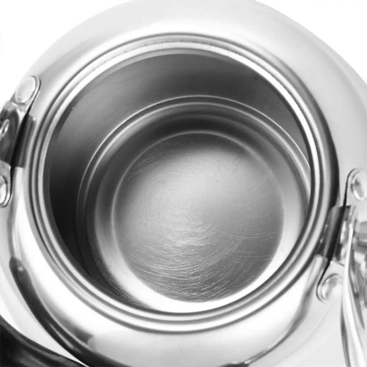 Edelstahl Pfeifenkessel für Induktionsherd Zuhause Klassischer Klavierklang Singender Topf ohne Magnetische Hitze, Fassungsvermögen:1L