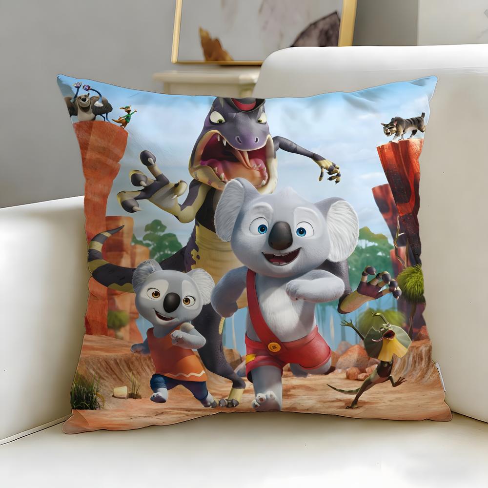 classic cartoon Blinky Bill Cushion Cover Soft  EasyWash Pillow Case  Versatile for Couch Bed Travel and Office