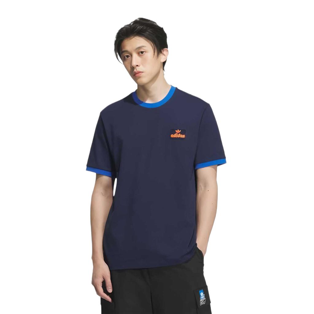 Adidas Originals Adizero Aruku Comfortable Simple Versatile Casual Short Sleeve T-Shirt Men Tops Deep-Indigo JX2637