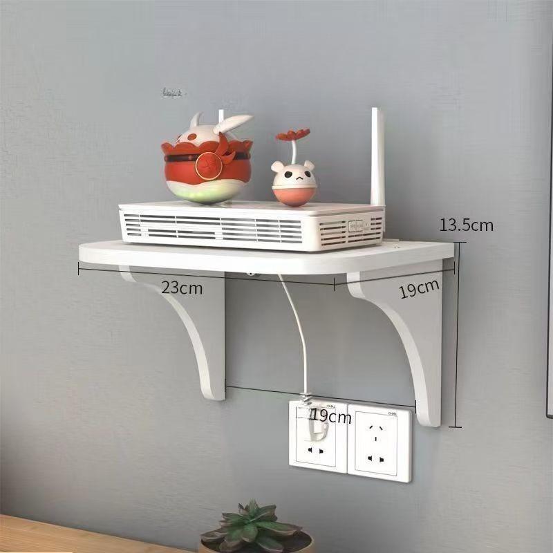 Router Organizer Environmentally Friendly Woodplastic Panels Handmade Mortise and Tenon Craftsmanship, Cable Management Box