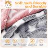 Guinea Pig Blanket, 2 Pack Warm Soft Coral Fleece Small Animal Blankets Washable Pet Cage Liners Sleep Mat Pad Cover for Rabbit Hamster Dog Cat