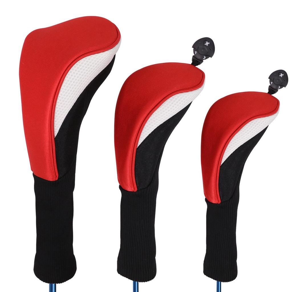 Best-Selling Three-Piece Golf Club Wood Head Cover Set