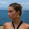 Stainless Steel Gold Silver Color Big Shell Earrings for Women Girl Fashion Simple Beach Party Earrings Waterproof Jewelry Gift