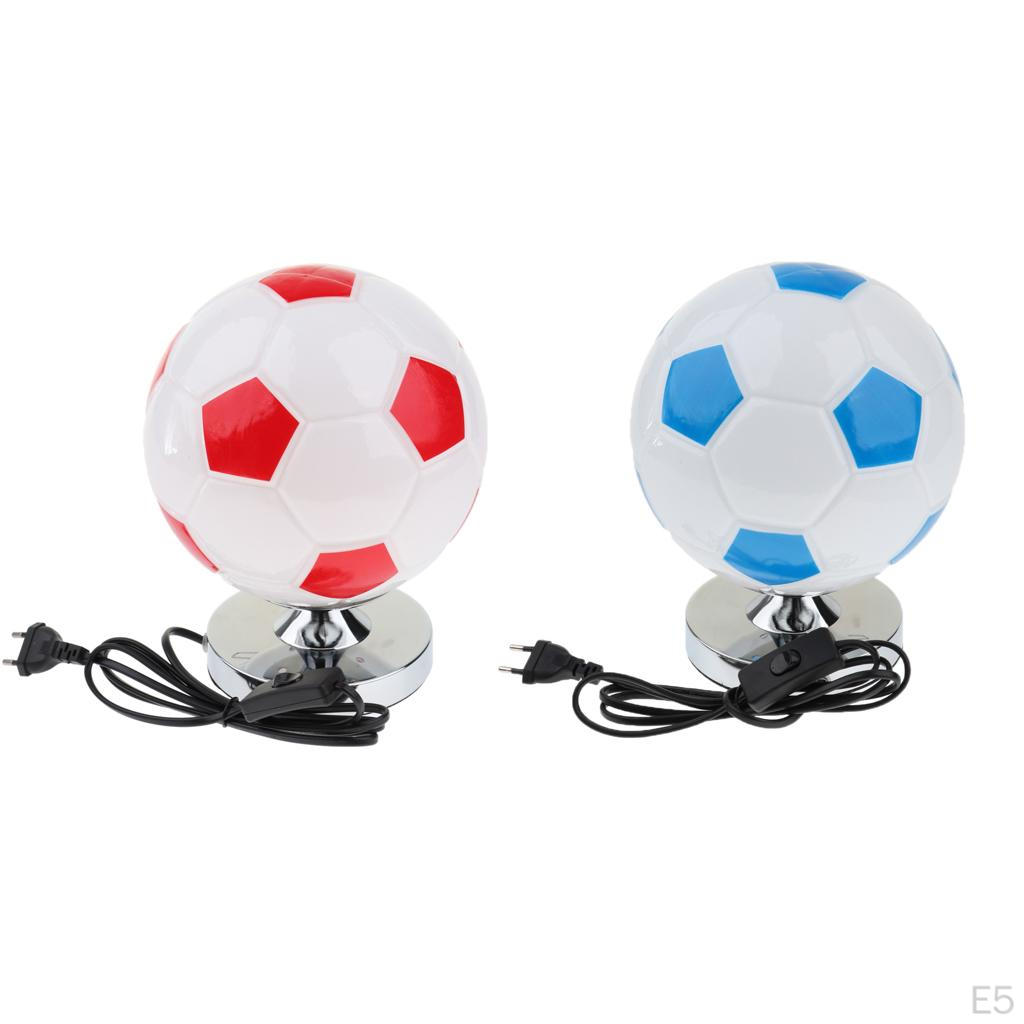 Creative Football LED Desk Table Lamp Bedroom Decoration 220V EU Plug