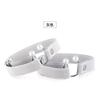 Adjustable High Heel Shoe Straps Anti-Slip Elastic Band with Metal Ring and Pearl Beads for Secure Fit and Heel Support