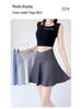 Women's Blue Yoga Tennis Skirt with Anti-Exposure Quick-Dry Shorts for Dance, Fitness, and Running 2026.