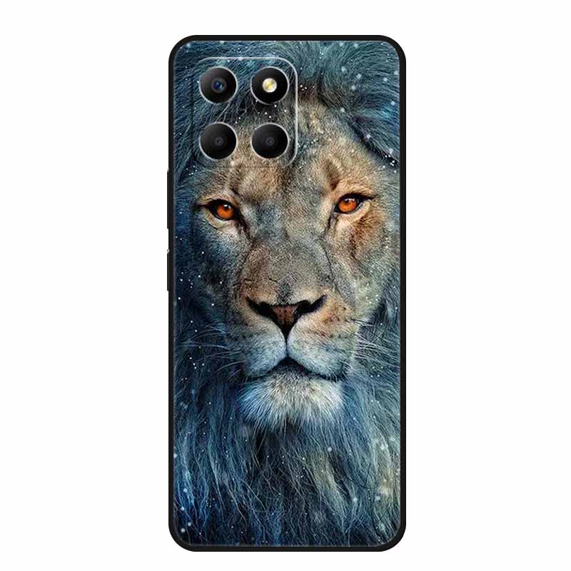 

Soft Silicone Covers For Honor X8 5G Case x8 X8A 4G Wolf Lion TPU Back Covers For Huawei Honor X8 Phone Cases HonorX8A Coque Bag Honor X8A 4G