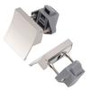 Cabinet Door Lock Buckle Metal Nylon Drawer Lock Handle Mounting Set for RV Yacht 7mm Opening P07