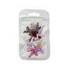 Silk Organza Bow Nail Accessories with Lace Ribbon and Diamond Embellishments