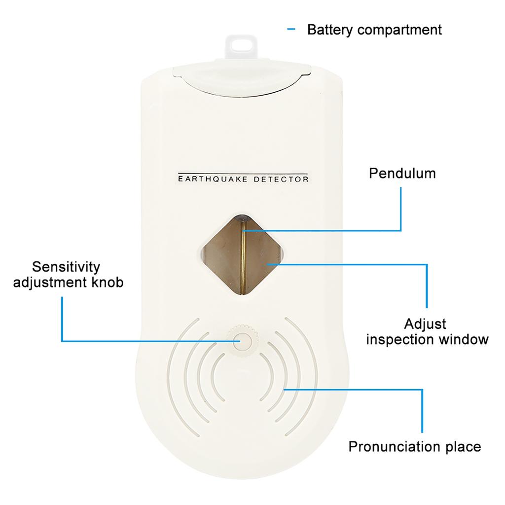 Earthquake Detector Get Early Warning of Impending Quake Alarms Emergency Device
