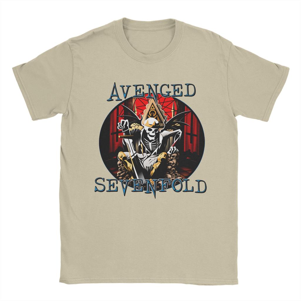 Unisexs TShirts Avenged Sevenfold Band Funny 100 Cotton Tee Shirt Short Sleeve T Shirts O Neck Clothes Printed