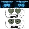 Car mood light, car atmosphere light, USB love LED light, warning light for heartbreak after a breakup Accessories