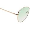 Fastrack Grüne Runde Metall 100% UV-geschützte Sonnenbrille für Herren und Damen(M255GR5V)