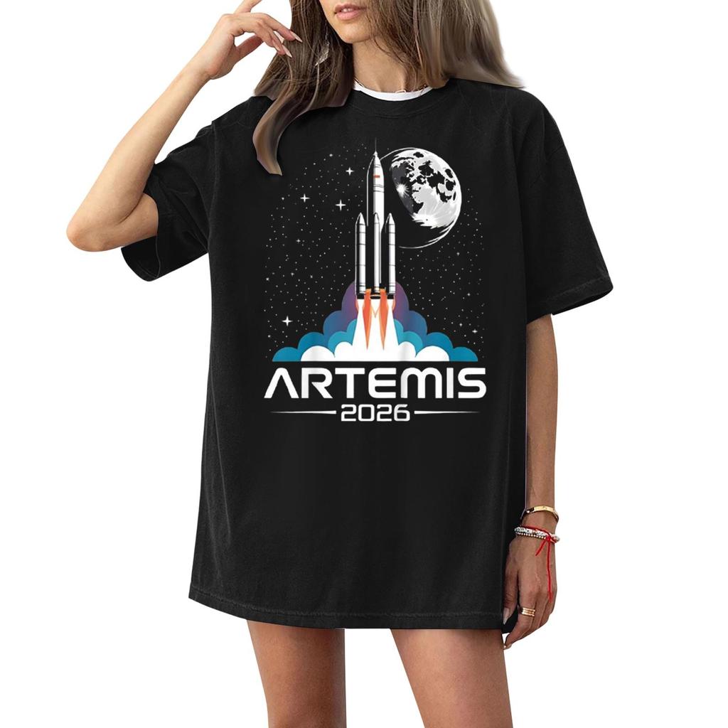 Damen Modisches Lässiges Kurzarm-T-Shirt mit Aufdruck Rundhals-Top