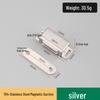 Magnetic Stainless Steel Cabinet Door Bumper & Clip for Wood Furniture