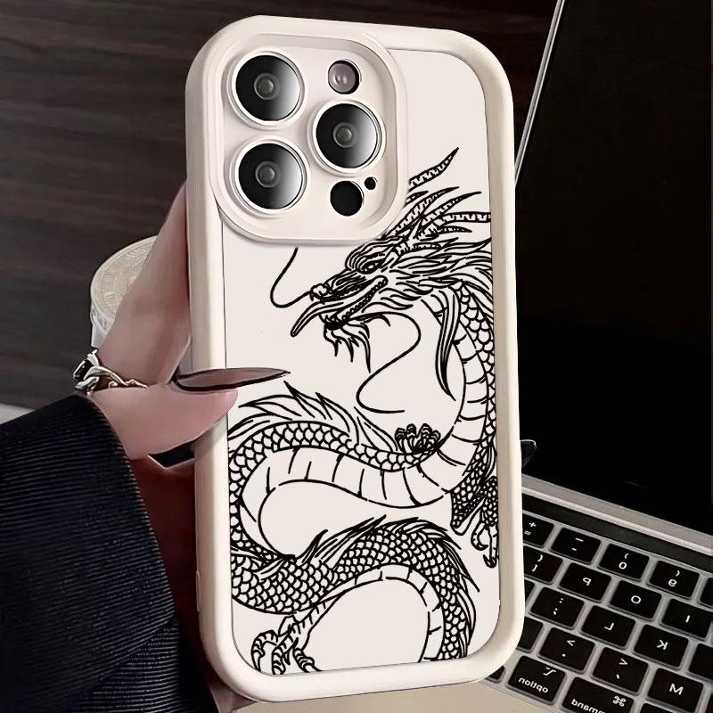 Case For OPPO Realme Note 50 60 60X GT Neo6 SE /GT 6T V60S V50S V50 V60 Funda Shockproof Silicon Soft Chinese Dragon Phone Cover
