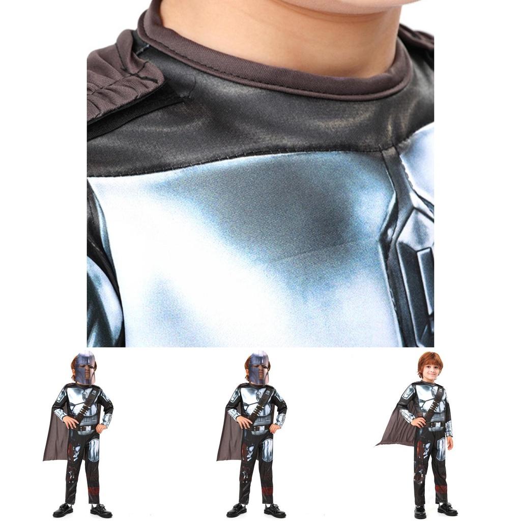 Galactic Bounty Hunter Mandalorian Costume For Kids Halloween Cosplay Outfit