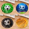 Round Carpet Football Basketball Enthusiasts Rug Bedroom Living Room Wear-resistant Dirt Resistant Anti Slip Pad Home Decoration