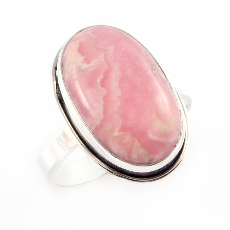 Natural Rhodochrosite Gemstone Handmade 925 Sterling Silver Gift Ring S.9 p1U40