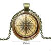 Compass Necklace Son Gifts from Mom Unique Jewelry Father's Day Gift Pendant