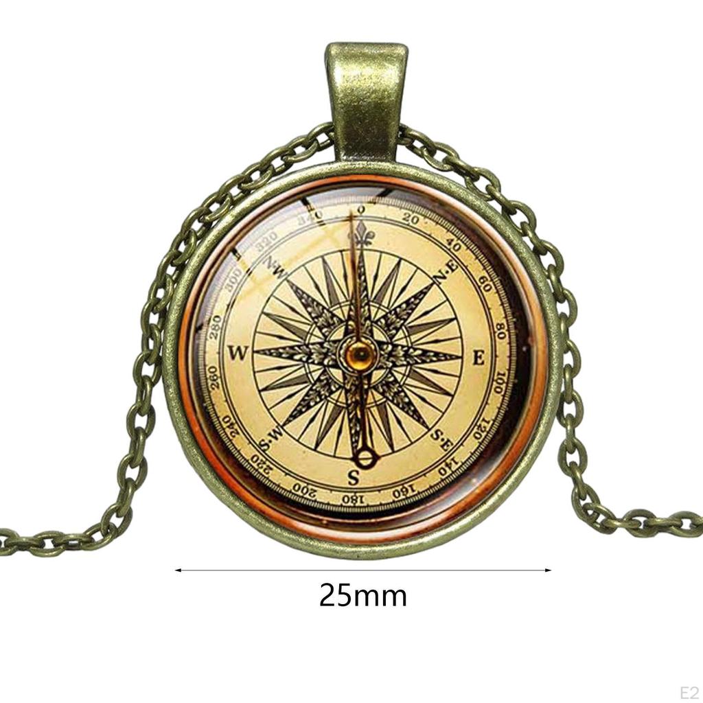 Compass Necklace Son Gifts from Mom Unique Jewelry Father's Day Gift Pendant