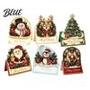 Faux Pearl Art Handmade Xmas Kit 3D Kit DIY Christmas Card Pop-Up Snowman Projects Santa