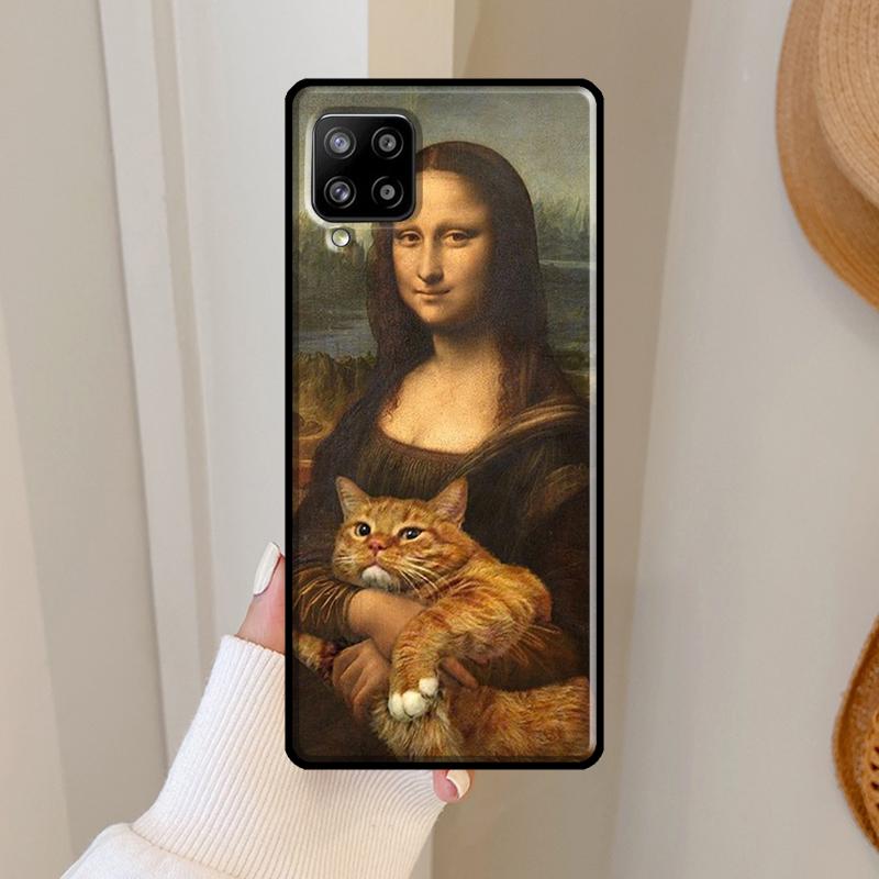 Leonardo da Vinci Mona Lisa Art Case For Samsung Galaxy A06 A05 A16 A26 A36 A56 A33 A32 A52 A15 A53 A13 A34 A54 A14 A35 A55