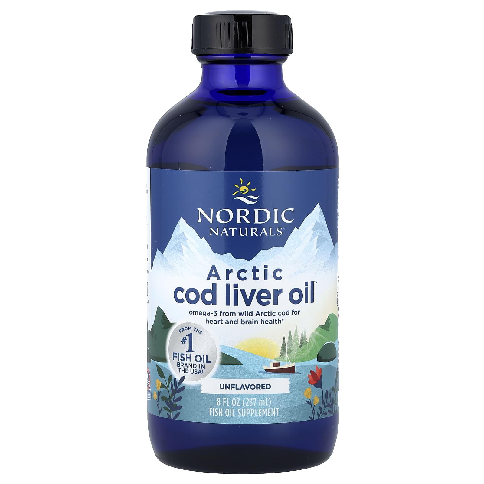 

Arctic Cod Liver Oil™, Unflavored, 8 Fl Oz (237 Ml)