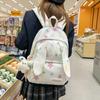 Schoolbag Korean Version Ins Cartoon Star Rabbit Ears Backpack Female Niche Design Student Schoolbag Large Capacity Cute Backpack