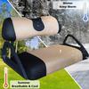 Fashion Cushion Cover Golf Cart Accessories Seat Cover Set Heat Washable Polyester Mesh Cloth  for Club Car /EZGO / Yamaha