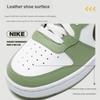 Neu Nike Court Borough Mid Off White Grün GS FV3649-171