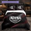 Biancheria da letto a tema VfB Stuttgart Set 3 Pezzi Copripiumino Biancheria da letto Decorativa per Camera Adolescenti Decorazione Casa