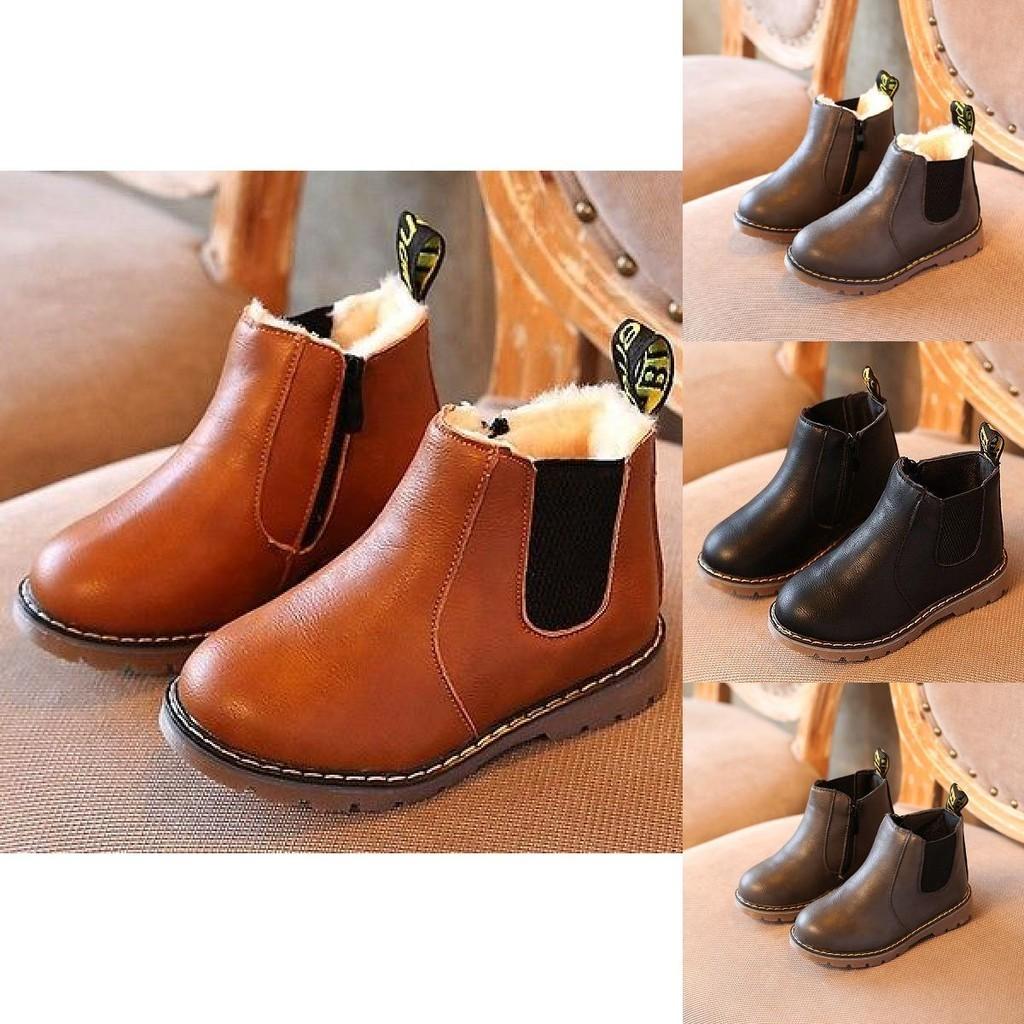 Comfortable Ankle Winter Children Kids Boots Chic Snow Baby Shoes For All Occasions