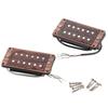 Ceramic Magnet Guitar Pickups Double Coil Design Rosewood Mounting Frame for Electric Guitars Enhanced Clarity Full Tone