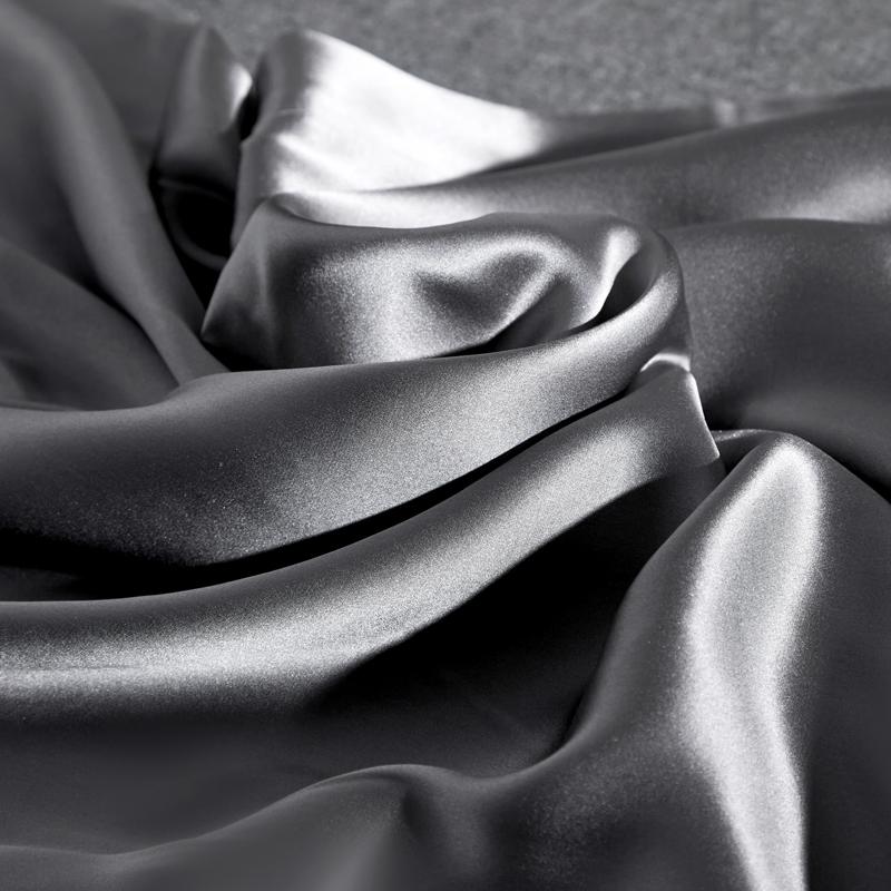 100% Maulbeerseide Kissenbezug Eine Seite 6A 25 Momme Seidenkissenbezug Einfarbig Haare Haut Schutz Breiter Rand Dekorativer Bezug