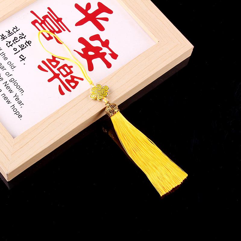 Chinese Knot Tassel Accessories: Hat, Pendant, Bookmark, and Jewelry Tassels