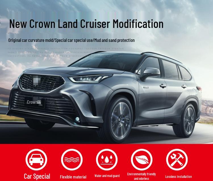 Toyota Crown Kluger 2021-2025 Mudguards for Front and Rear Tires