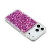 For iPhone 17 Pro Case Rhinestone Edge Glitter Epoxy TPU Phone Cover
