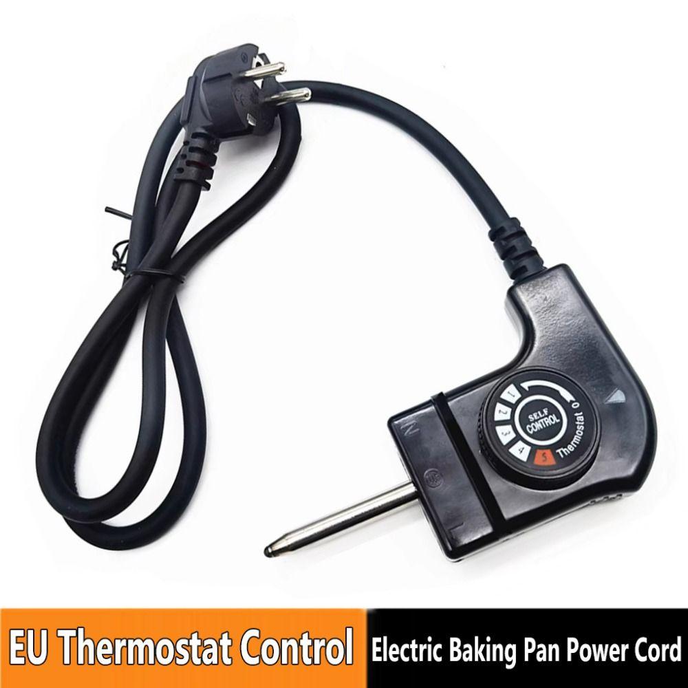 Inserted Needle Type Thermostat Control Cord Europe Standard Power Cord Pancake