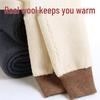 Men's and Women's High-Waisted Warm Wool Pants with Fleece Lining and Cashmere-Like Comfort.