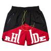 Mens Hip Hop Drawstring Shorts With Reflective 3M Letter Print Loose Fit Streetwear Cargo Jogger Pants