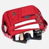 Chic Embellished Women's Crossbody Bag for Daily Commute Stylish Heart-detail Multi-pocket Lightweight Casual Nylon Bag