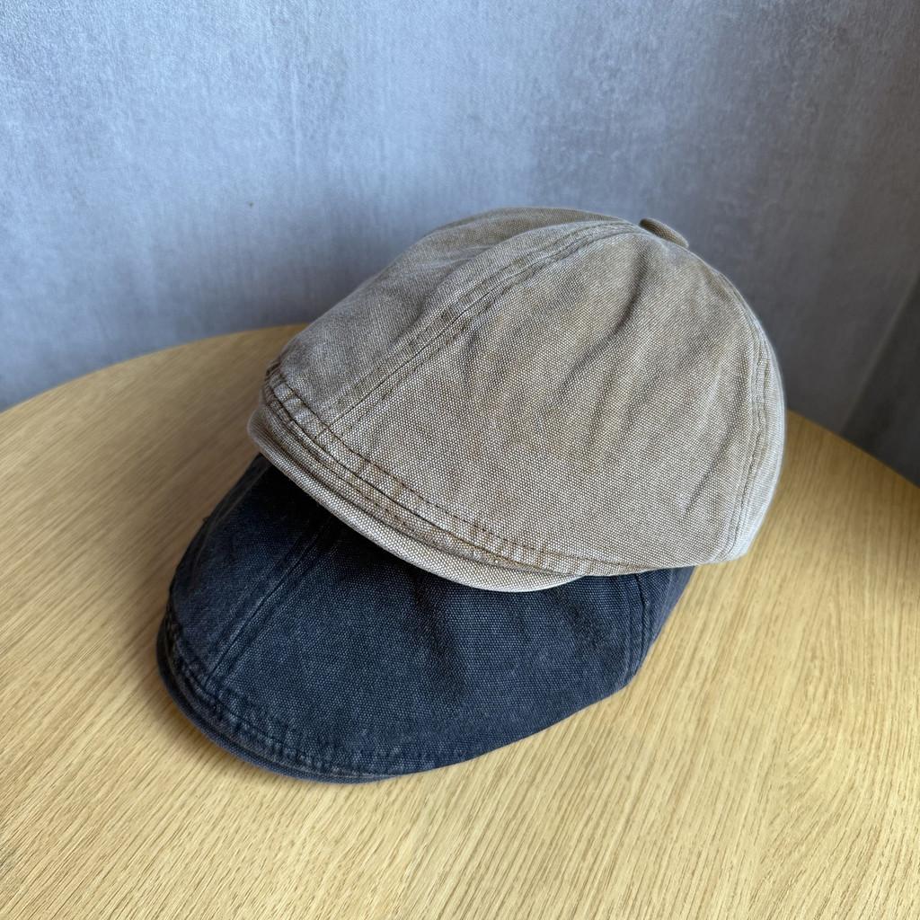 Korean Vintage Classic Cotton Cap With Short Brim And Breathable Material For Spring Fall