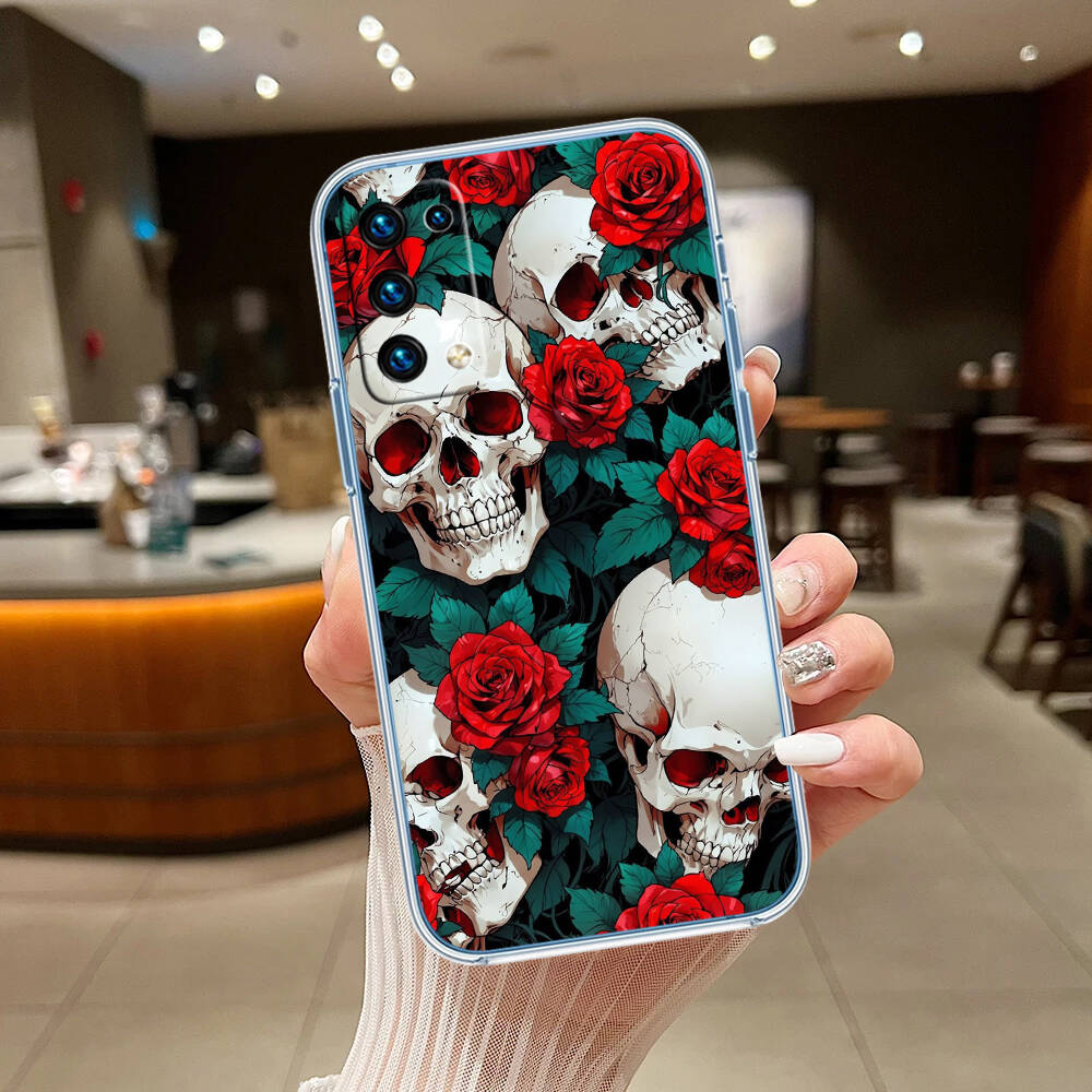 Skeleton Skull Phone Case for Motorola G14 G15 G24 G30 G31 G32 G34 G41 G42 G51 G52 G50 G60S G60 G62 G72 G71 G73 G84 G85 G200 E32