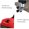 220V 800W Trim Router 30000rCelsiusmin with Transparent Base     Wood Laminate Electric Trimmer Compact Palm Router Corded for Woodworking Trim