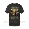 Exclusive Men'S Vintage Rock Band T-Shirt - Black Retro 70S80S Classic Rock Tee Featuring a Cool Design Inspired by Sweet Music And Member Signatures